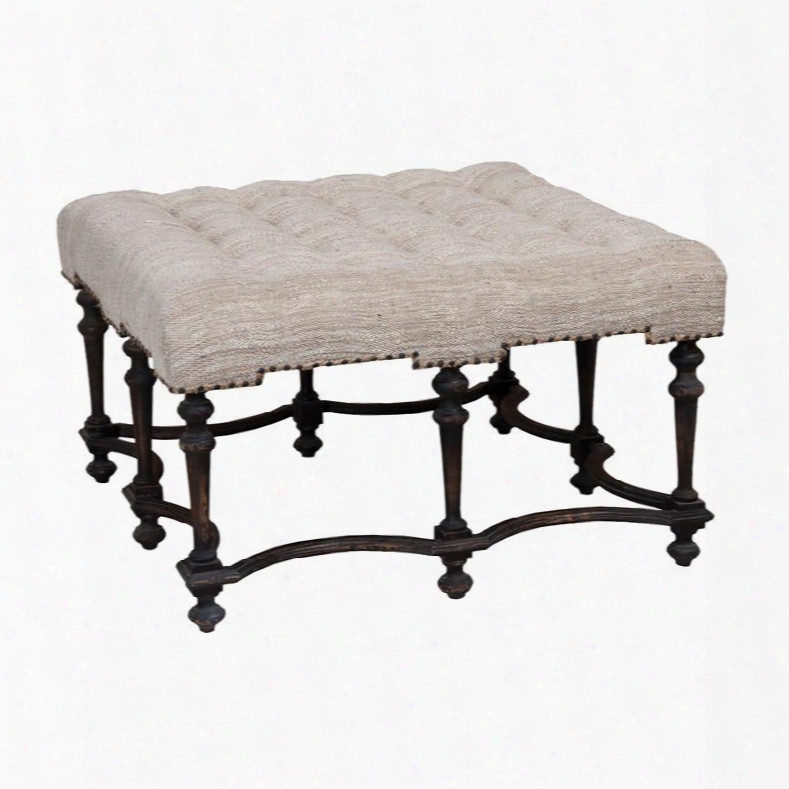 653509 Cottage Ottoman Table Ash