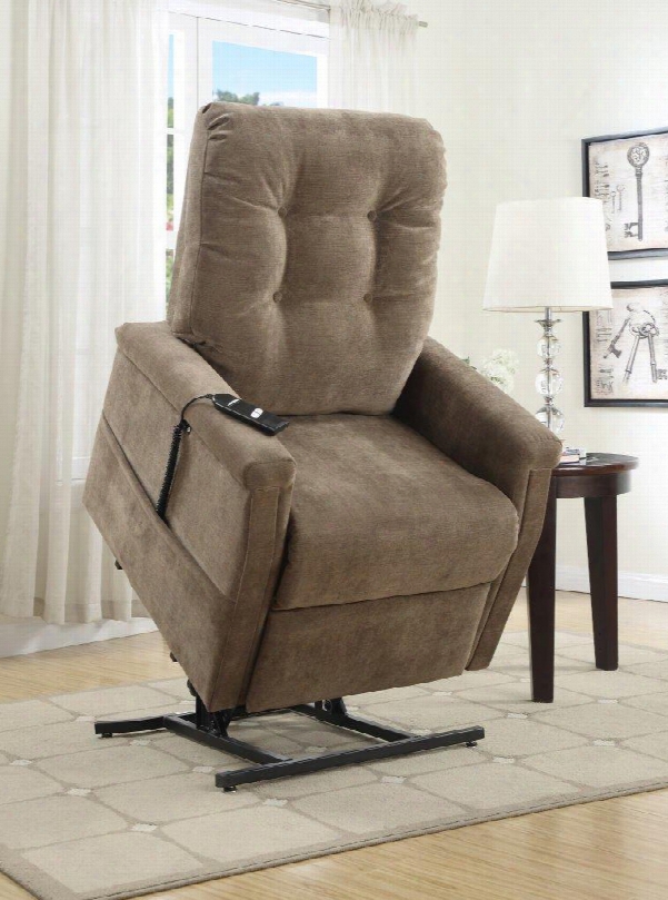 Ds-1667-016-051 Montreal Coffee Fabric Lift Chair In