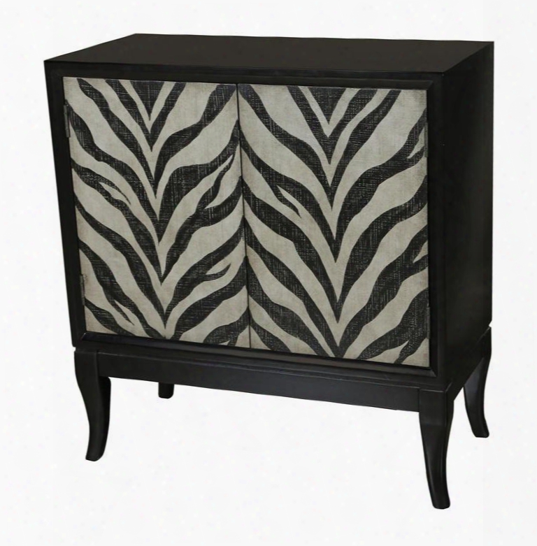 Ds-675013 Hall Chest In Black/white Beacon