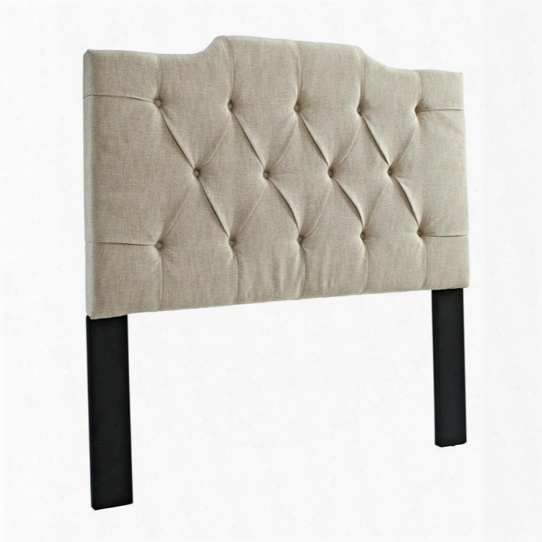 Ds-8626-270 Panel Headboard Tufted Linen 6/0-6/6 In