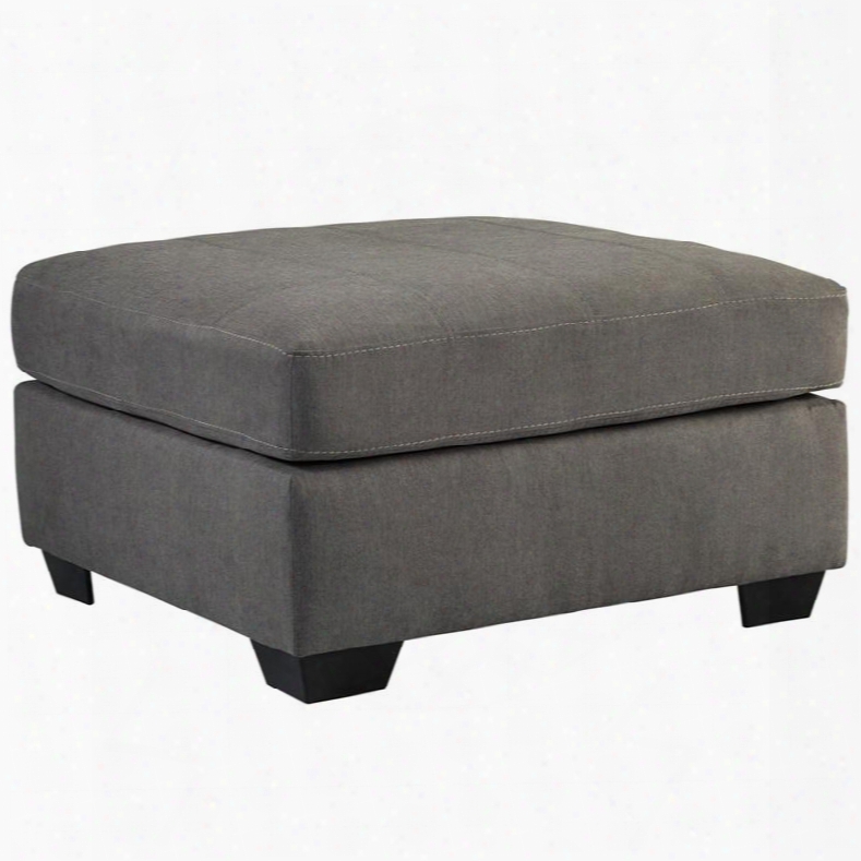 Fbc-2349ott-crc-gg Benchcraft Maier Oversized Accent Ottoman In Charcoal