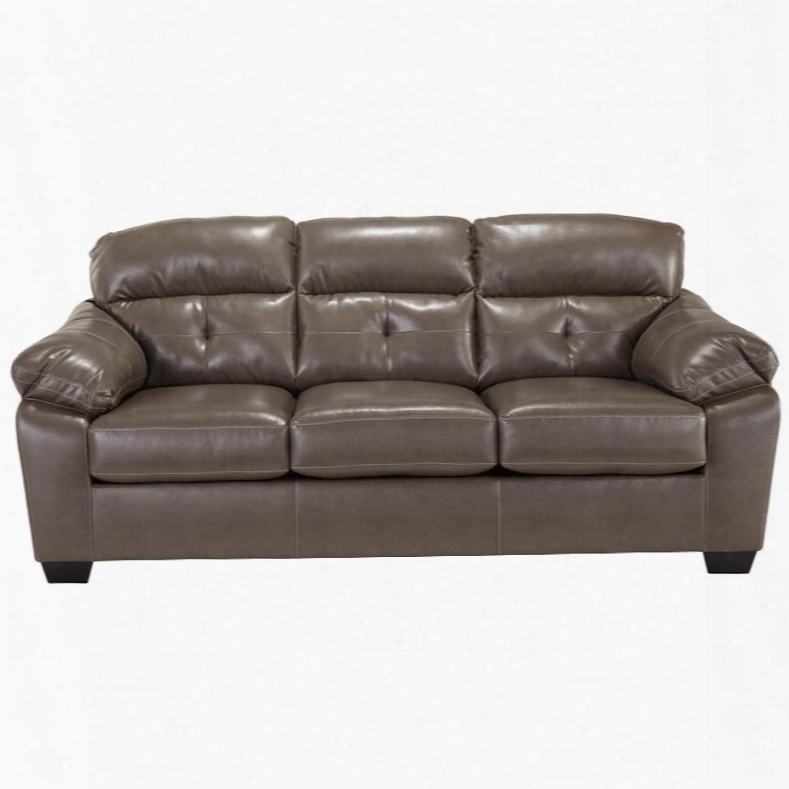 Fbc-4299so-stl-gg Benchcraft Bastrop Sofa In Steel