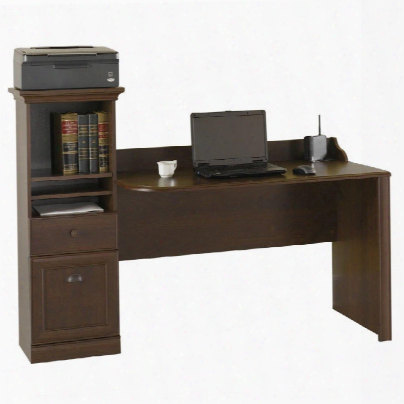 Hm01618-03 Bush Barton 48&qhot; Computer Workstation Desk In Bing Cherry