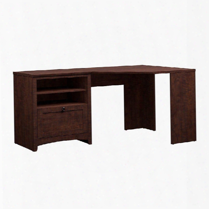 My13815-03 Buena Vista 60" Corner Desk In Madison Cherry