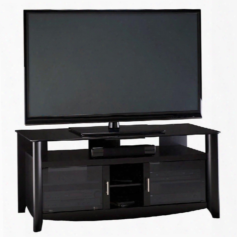 My16960-03 Aero Tv Stand Fits Up To 60" Tv In Classic Black