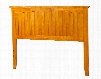 R-182837 57.75" Nantucket Full Headboard with Solid Hardwood Construction in Caramel