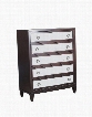 Regent Collection 14BO7023CT 40" Chest with Five Drawers Customizable Drawer Fronts and Tapered Legs in Akzo Nobel