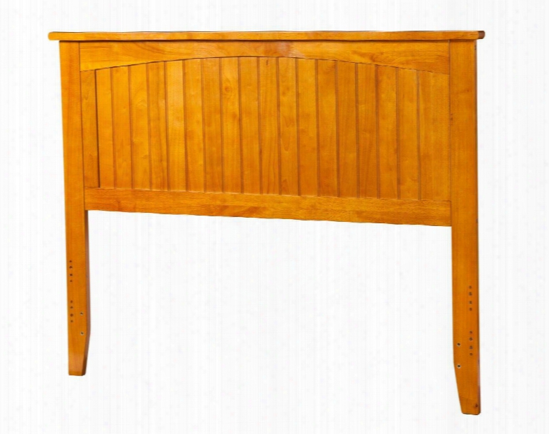 R-182837 57.75" Nantucket Full Headboard With Solid Hardwood Construction In Caramel