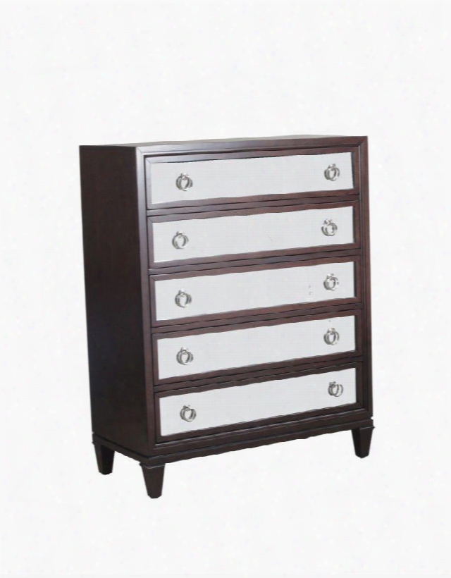 Regent Collection 14bo7023 Ct 40" Chest With Five Drawers Customizable Drawer Fronts And Tapered Legs In Akzo Nobel