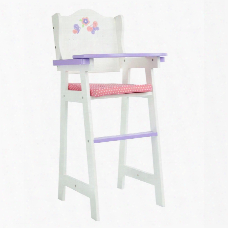 Td-0098a Teamson Kids - Little Princess 18 Doll Furniture - Baby High