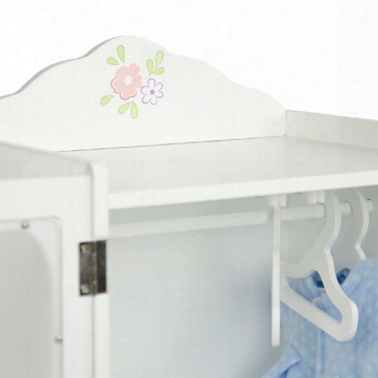 Td-0209a Teamson Kids - Little Princess 18 Doll Furniture - Classic Closet With