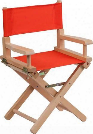 Tyd03-or-emb-gg Embroidered Kid Size Directors Chair In