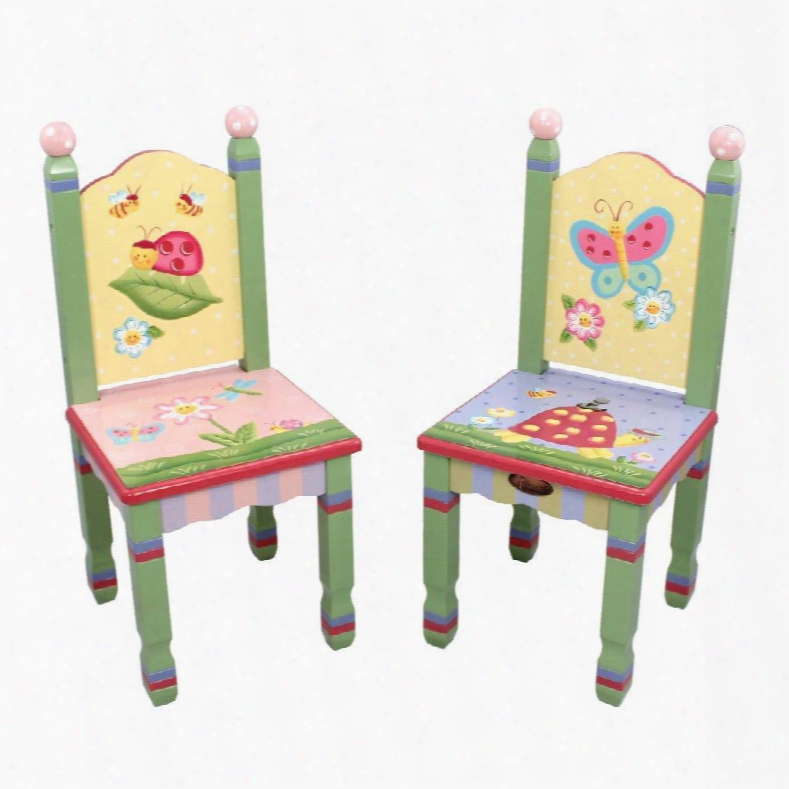 W-7484a/2 Fantasy Fields - Magic Garden Set Of 2