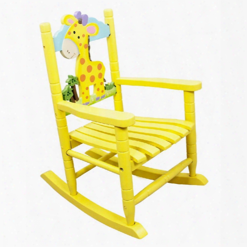 W-8339a Teamson Kids- Safari Rocking Chair -