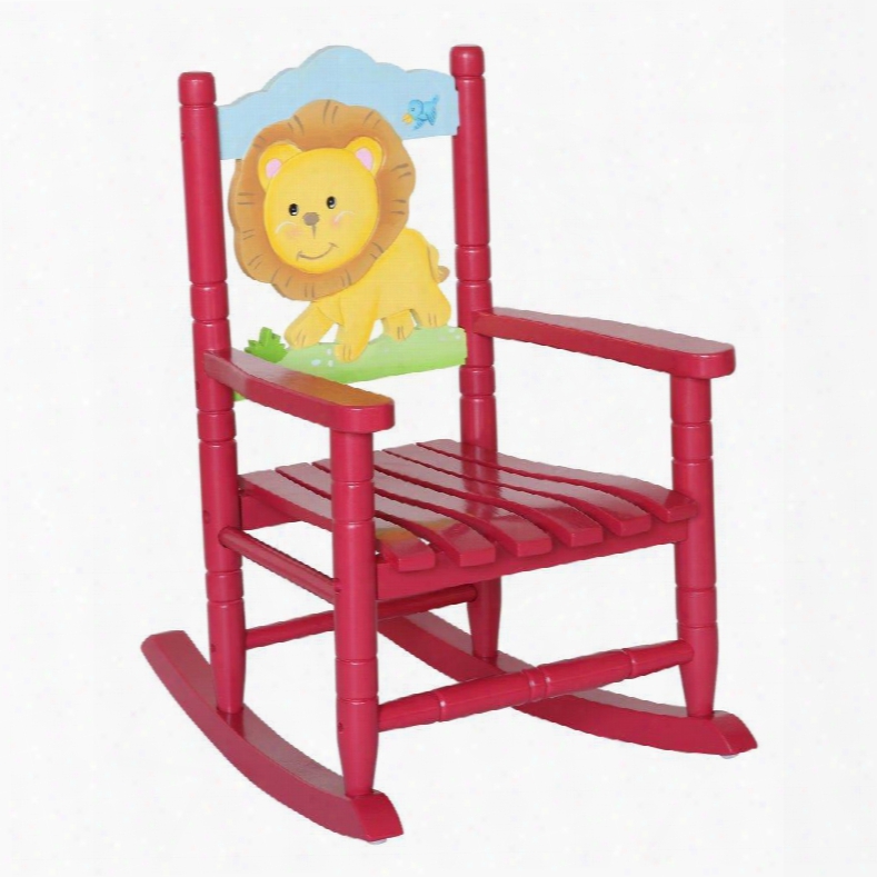 W-8342a Teamson Kids- Safari Rocking Chair