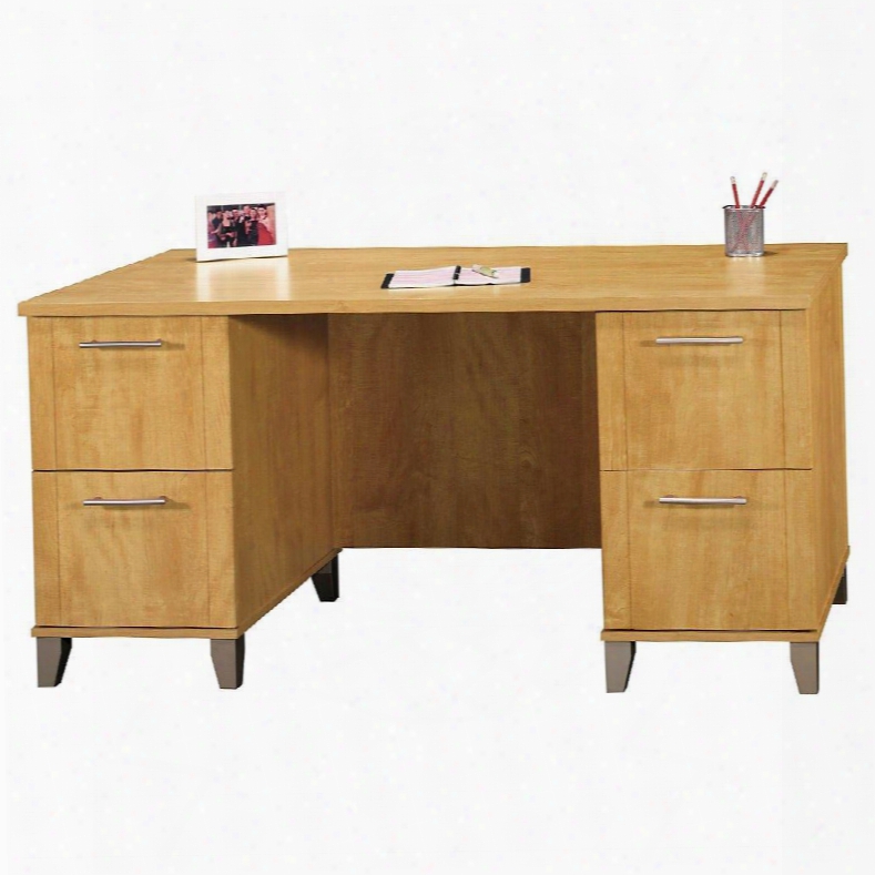 Wc81428k Somerset 60" Desk In Maple Cross