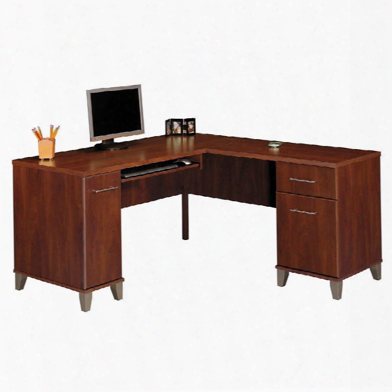 Wc81730k Somerset 60" L-desk In Hansen Cherry