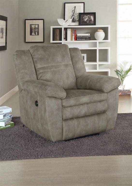 119-003-210 Bronson Power Recliner Sultry Peacn Fabric