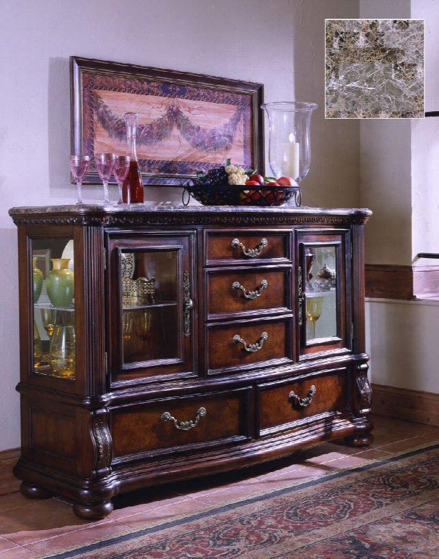 3530-146 Dark Brown San Marino Server Sanibel Veneer