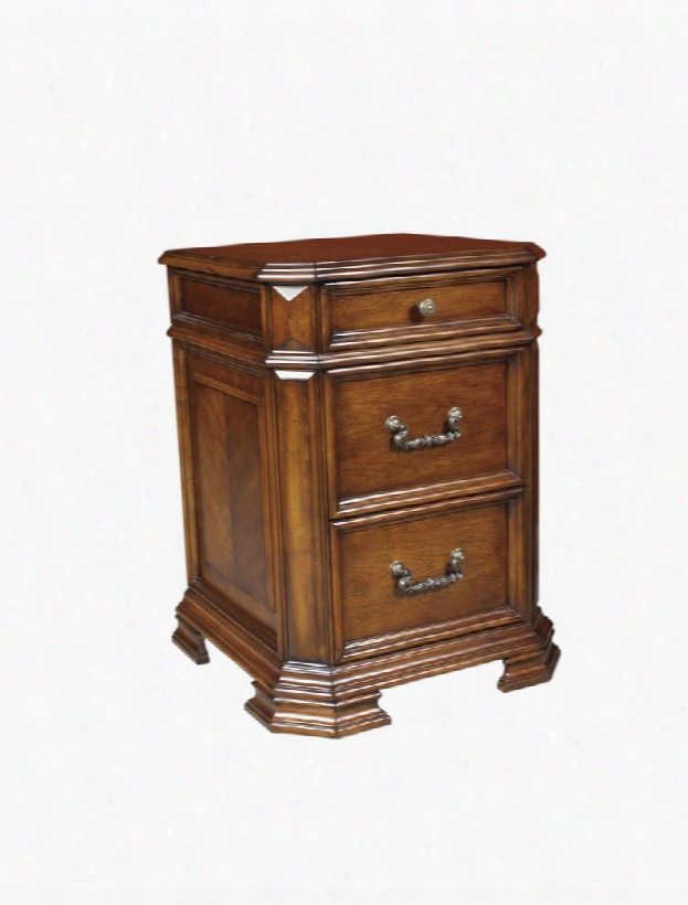 4455-955 Traditional Madison File Cabinet With 3 Drw And A Cherry