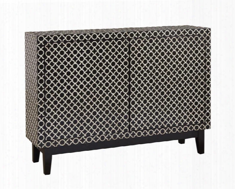 766172 Credenza Black & Whit E