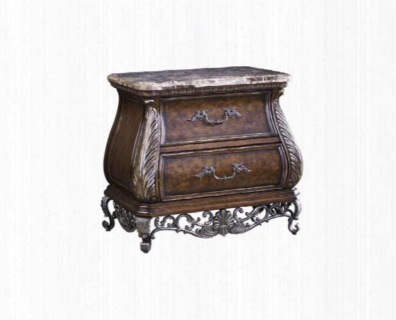 991140 Brown Birkhaven Nightstand Mocha Veneer