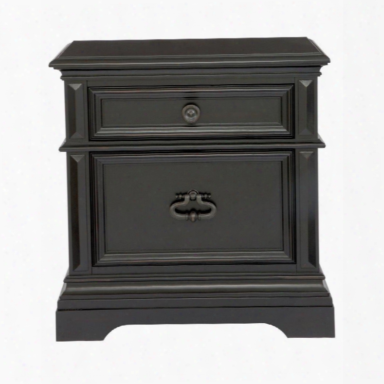 993140 Black Brookfield Nightstand Rub Thru Transparency