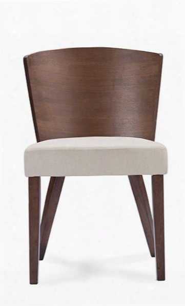 Baxton Studio Sparrow Dining Chair-109/661 Sparrow Modern Dining Chair With Rubberwood Frame Polyurethane Foam Cushioning Bentwood Backrest And Fabric