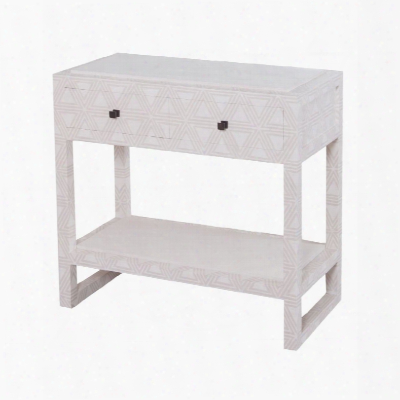 Bedford Fabric Wrapped 2 Drawer Bedside Table Design By Lazy Susan