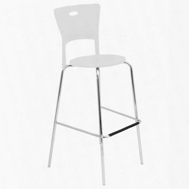 Bs-cf-mimi W2 Mimi Stackable Contemporary Barstool - Set Of 2 In