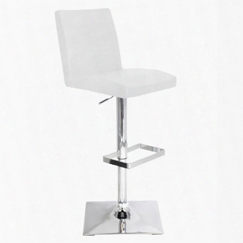 Bs-tw-captn W Captain Height Adjustable Contemporary Barstool With Swivel In