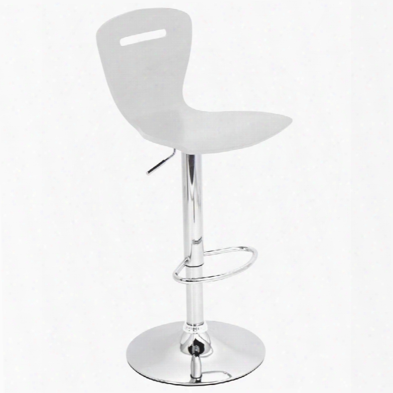 Bs-tw-h2 W H2 Heigh T Adjustable Contemporary Barstool With Swivel In