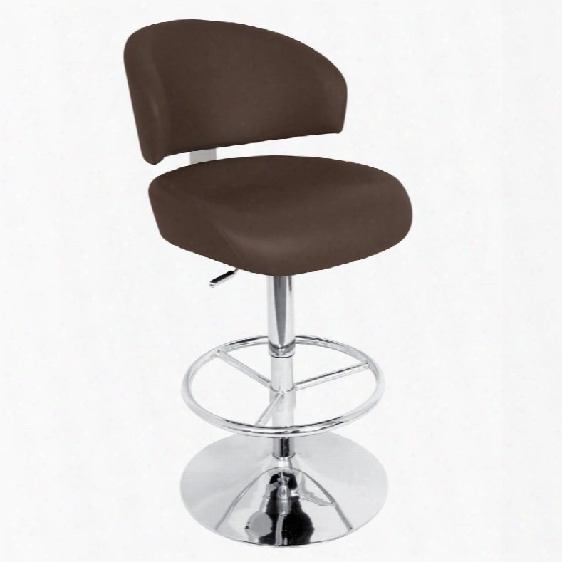 Bs-tw-regent Bn Regent Height Adjustable Contemporary Barstool With Swivel In