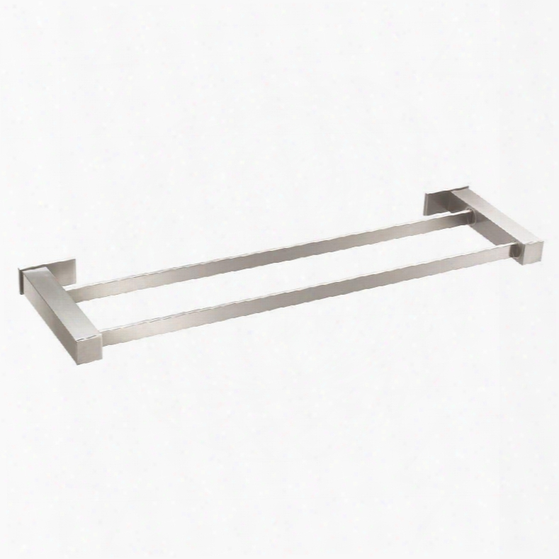 D446133bn Sirius 24 In. D0uble Towel Bar In Brushed