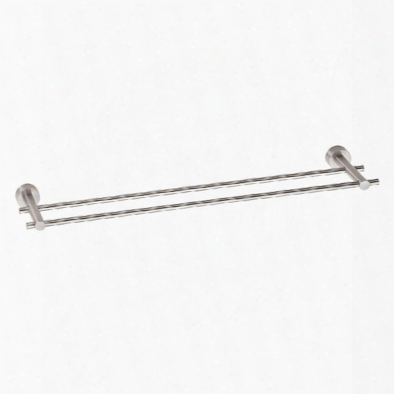 D446612bn Parma 24 In. Double Towel Bar In Brushed