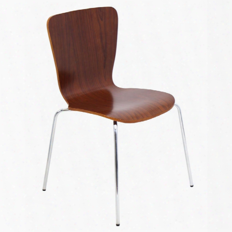 Dc-tw-stak Wl Bentwood Stacker Mid-century Modern Chair In