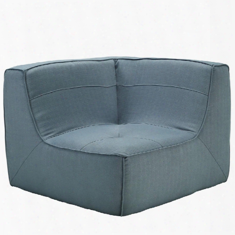 Eei-1356-sea Align Upholstered Corner Sofa In Sea