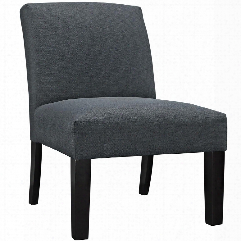 Eei-1401-gry Auteur Fabric Armchair In Gray