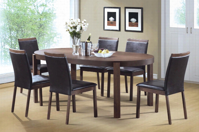 I 1844 Dining Chair - 2pcs / 36"h / Walnut / Brown