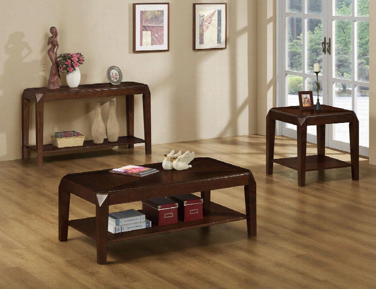 I 1942s Console Table - Brown Oak