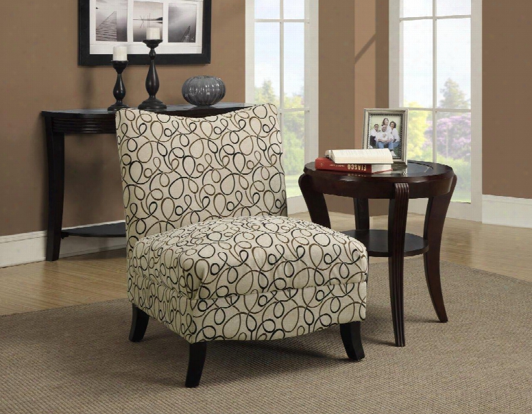 I 8047 Accent Chair - Tan Swirl