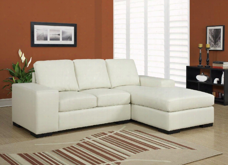 I 8200iv Sofa Lounger - Ivory Bonded