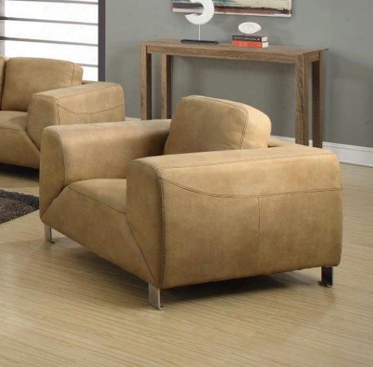 I 8511tn Chair - Tan / Chocolate Brown Contrast