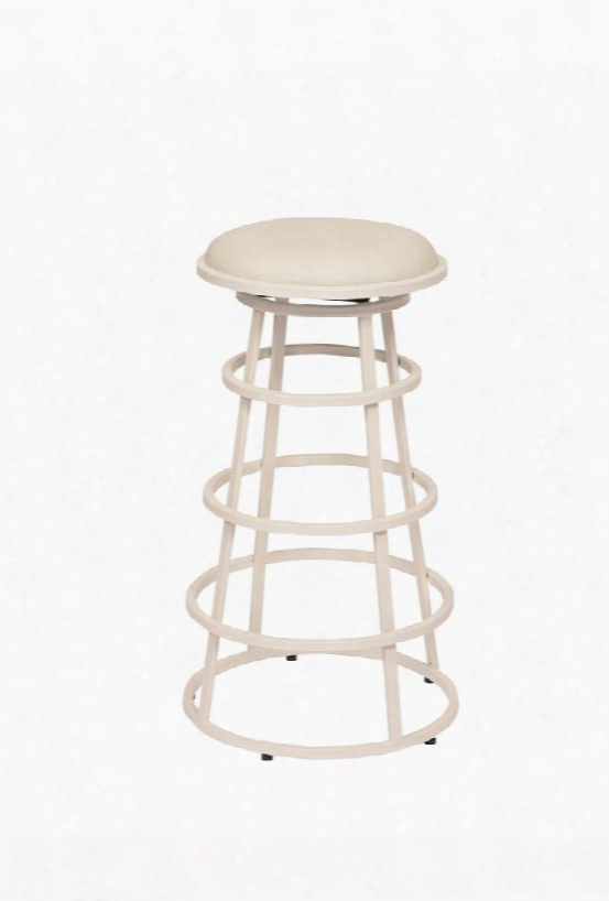 Lcrisw30bawhba Ringo 30 Backless White Metal Bar Stool In White