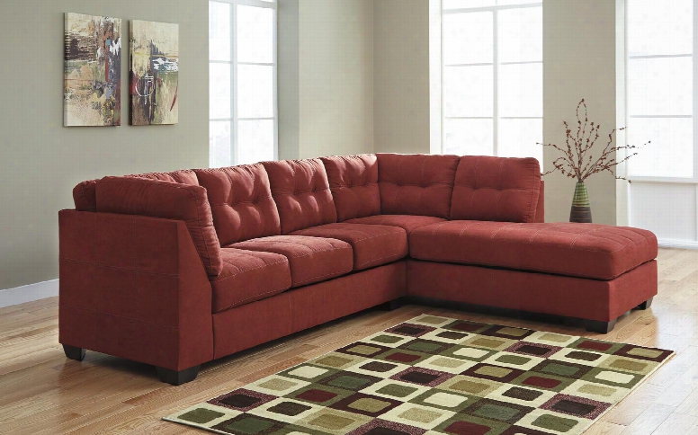 Maier 45202-17-66 117" Wide Sectional Sofa With Right Arm Facing Chaise Left Arm Facing Sofa Sofa Tufted Details Jumbo Stitching And Plush Loose Seat