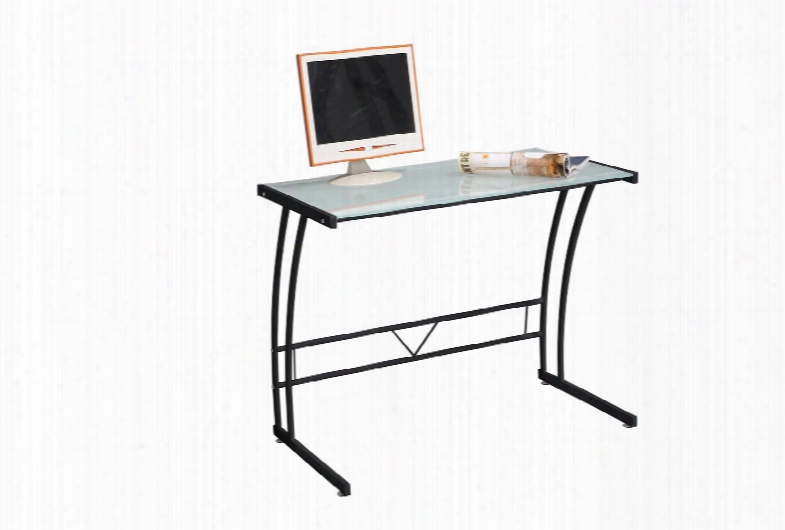 Ofd-tm-bitsgl B Sigma Contemporary Desk In Black Frame And