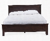 Baxton Studio SB337-Full-Cappuccino Schiuma Platform Bed with Carved Design and Solid Rubber Wood