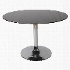 SU-515-44144 Sundance Dining Table with Round Chrome Base and 44" Round Glass Top in