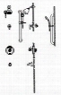 T13H923-20 Monitor 13 Series Tub and Dual Shower Trim Diverter Hand Shower and Grab