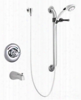 T13h253 11t Series Monitor 13 Series Tub Only Trim With Hand Shower And Grab